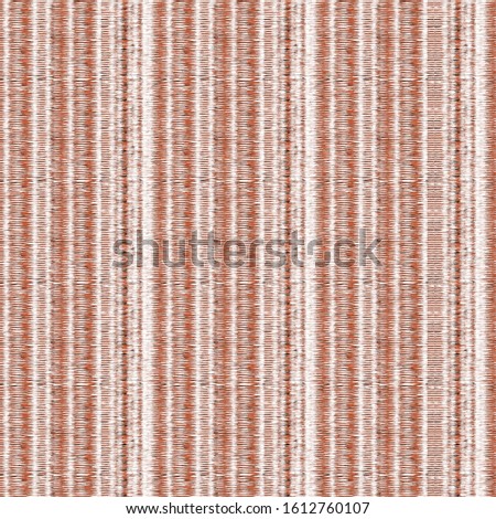 Soft blurry ikat gradient ombre seamless repeat stripes  pattern in natural terra cotta desert colors. Abstract landscape, ancient weaving. Great for home decor, fashion, stationary. Generative art.