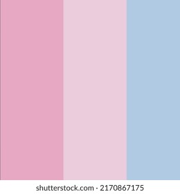 Soft Color Palette. Combination Of Pink And Soft Blue.