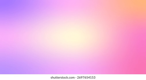 Soft colored abstract background. Smooth transitions of bright colors, yellow, pink, orange, purple. Summer theme