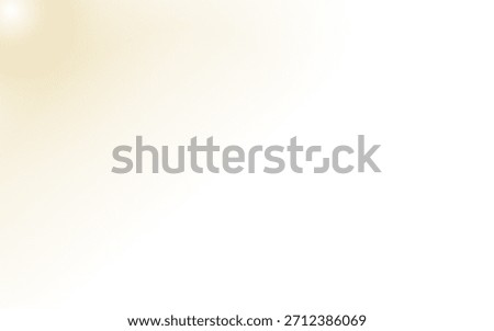 Soft Diffused Golden Glare Effect Emanating from Top-Left Corner