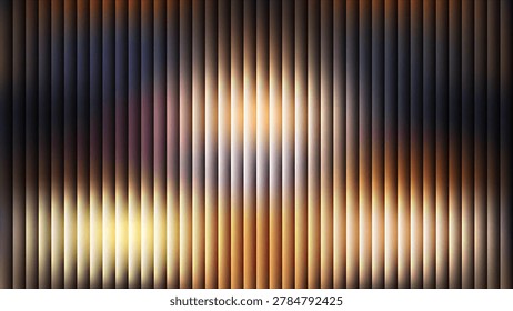 Soft focus abstract background featuring horizontal light streaks in golden and brown hues with a bokeh effect.