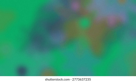 A soft focus background with a gradient of teal and green hues creating an atmospheric and moody bokeh blur. Speckled texture adds depth and a subtle distressed pattern.