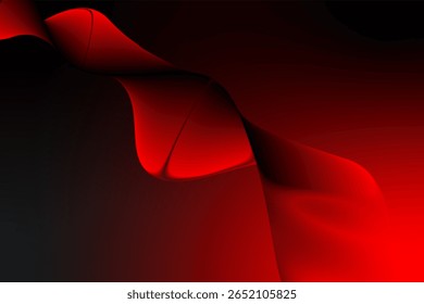 Soft Funky Gradient with Abstract Light Patterns and Curves