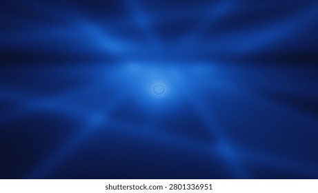Soft glowing light beam piercing through dark cloudy sky atmosphere