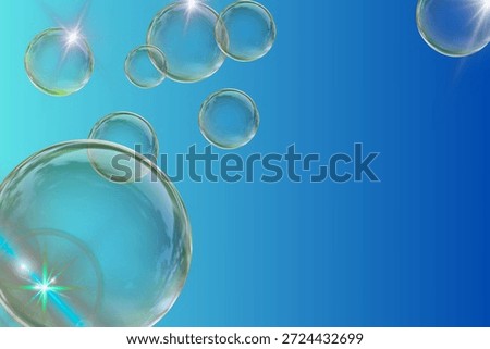 Soft Glowing Light Inside a Transparent Bubble