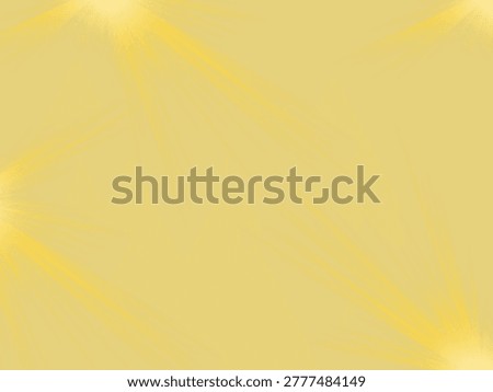 Soft golden background featuring subtle light rays emanating from the corners. The rays blend into the bright, muted yellow hue, creating a gentle, radiant effect. The overall texture is smooth with an abstract, minimalistic feel suitable for design projects or backgrounds.
