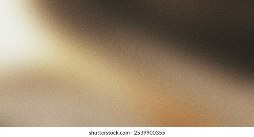 A soft golden texture with fading gradients and a fine noise overlay. This warm and grainy backdrop offers depth and sophistication, ideal for backgrounds in web, print, and digital designs. - Powered by Shutterstock