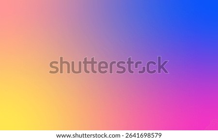 Soft gradient abstract background multicolor, purple, yellow, pink, summer theme