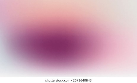 A soft gradient background features a central purple hue, blending seamlessly into lighter pinks and whites. The dreamy effect creates a serene and calming visual.