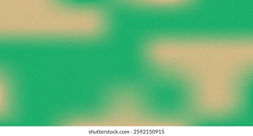 A soft gradient background featuring hues of green and beige creates a serene atmosphere.