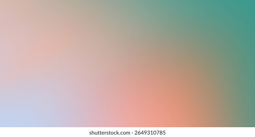 Soft gradient background with subtle peach and teal tones