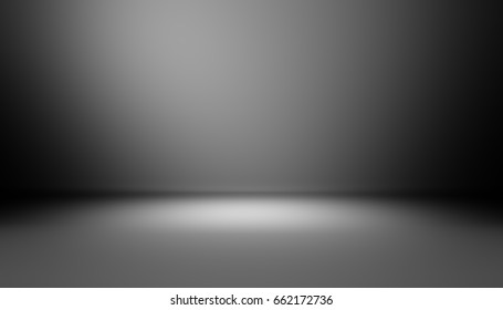 soft gray studio room background  grey floor backdrop and spotlight 