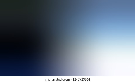 Soft Green Gradient On Dark And Chroma Background Pastel Tones. Cold Blue Gradient Background Soft Lighting. Cold-Toned Horizontal Gradient Space Backdrop With Soft Lighting.