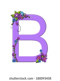 Similar Images, Stock Photos & Vectors of The letter B, in the alphabet ...
