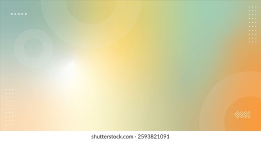 Soft pastel gradient background with geometric shapes for contemporary design