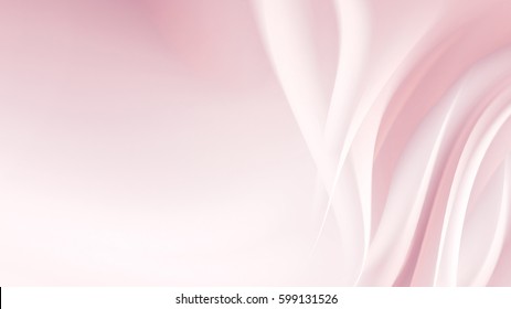 Soft Pink Background With Smooth Lines