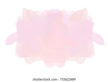 Soft Pink Ballet Slipper Watercolor Background