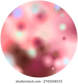 Fondo abstracto circular rosa