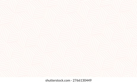 Soft pink geometric cube pattern fills the frame with a light, even tone and subtle texture across the surface. The image has a calm, decorative mood and no distinct subjects.
