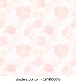 SOFT PINK SPRING FLOWER BACKGROUND