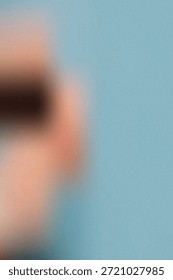 Soft showing soft blurred gradient background in blue and peach tones. resolution use. Clear deta...