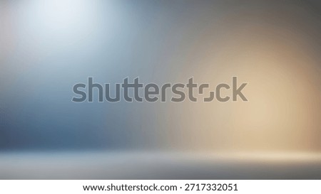 Soft Spotlight on Empty Studio Stage with Dreamy Ambiance.