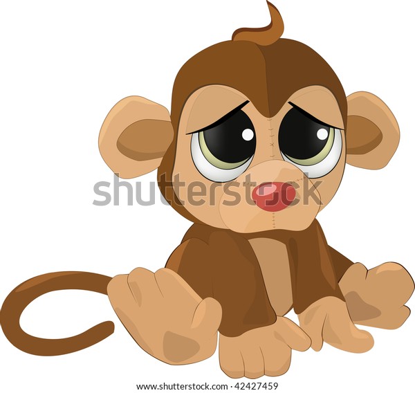 crying monkey toy