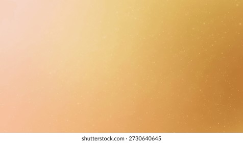 A soft, warm gradient background transitioning from a light peach to a rich golden orange, speckled with tiny, subtle white dots.