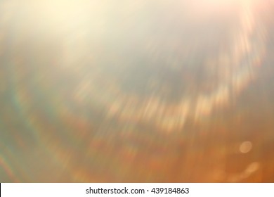 Soft Warm Light Rays, Sun Glare Background