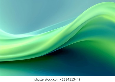 Soft Waves and Flowing Forms Merge in Artistic Harmony,Organic Fusion , 3d render