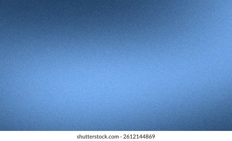 Softly Illuminated Gradient Background in Deep to Light Blue with Subtle Texture, Grain Texture