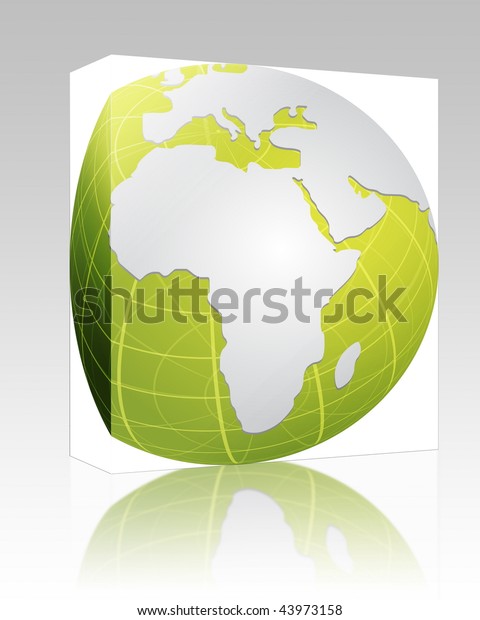 Software Package Box Globe Map Illustration Stock Illustration 43973158 ...