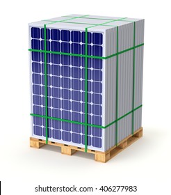 Pallet of Solar Panels 