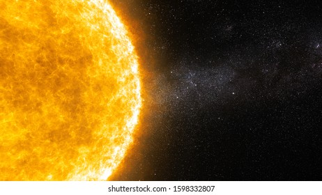 solar in space use for background