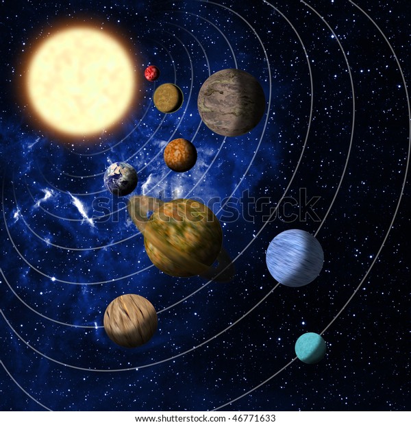 Solar System Stock Illustration 46771633 | Shutterstock