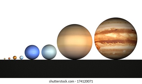 Imágenes Fotos De Stock Y Vectores Sobre Planet Sizes