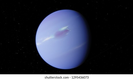 solar system series: Neptune with stars in the background. Elements of this image furnished by NASA.