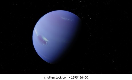 solar system series: Neptune with stars in the background. Elements of this image furnished by NASA.
