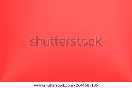 Solid coral red background, vibrant color gradient texture, simple backdrop for design projects, minimalist and modern aesthetic, clean and smooth