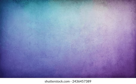 Solid Old Vintage Natural Wall Gradients with Blue Violet Colors Illustration Print And Wallpaper