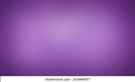 Solid Studio Gradient With Degradation Of One Deep Rich Lavender Color. Classy And Simple Background With Evenly Filled Shade And Darkening At The Edges.