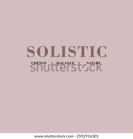 solistic typographic logo ,typographic logo , solistic , logo