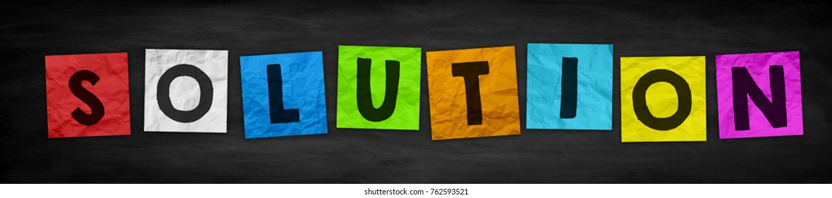 SOLUTION - chalkboard message