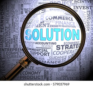 Solution Magnifier Meaning Searching Resolve And Search 3d Rendering