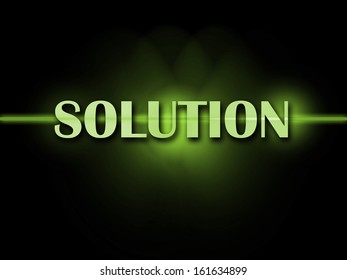Solution Word Showing Resolve Resolution Solving And Solved