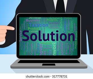 Solution Word Showing Solutions Resolution And Successful