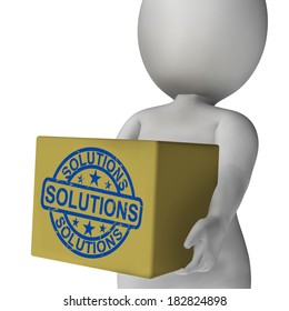 Solutions Box Meaning Solving Problems And Improvement