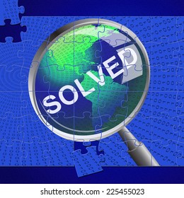 Solved Magnifier Indicating Resolution Searching And Success