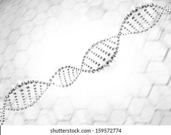 Solver DNA Helix Molecular Background