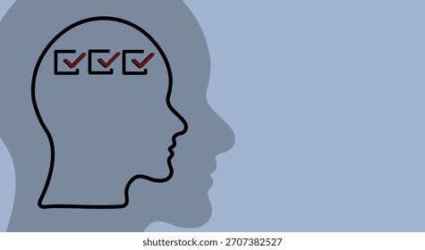 solving assigned tasks, ticks in the head